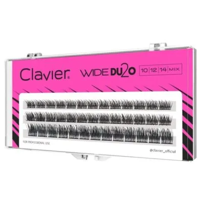 Clavier Rzęsy kępki Wide DU2O - 10/12/14mm