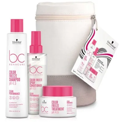 Schwarzkopf BC Color Freeze Zestaw do włosów farbowanych w kosmetyczce