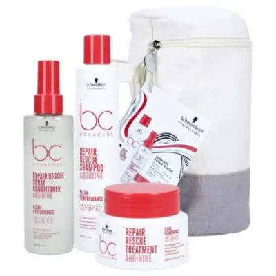 Schwarzkopf BC Repair Rescue Zestaw szampon+odżywka+maska w kosmetyczce