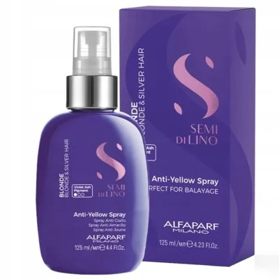 Alfaparf Semi Di Lino Blonde Anti-Yellow Odżywka w spray'u 125ml