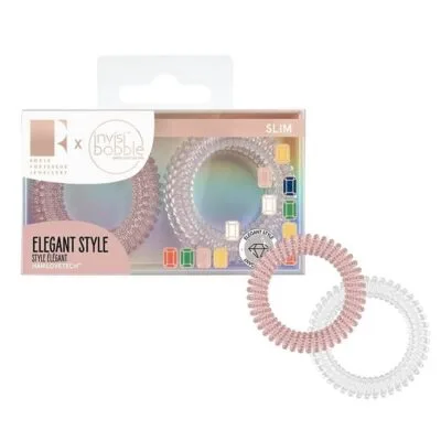 Invisibobble x Rosie Fortescue Slim Pink Glasses Gumki do włosów 2 szt.