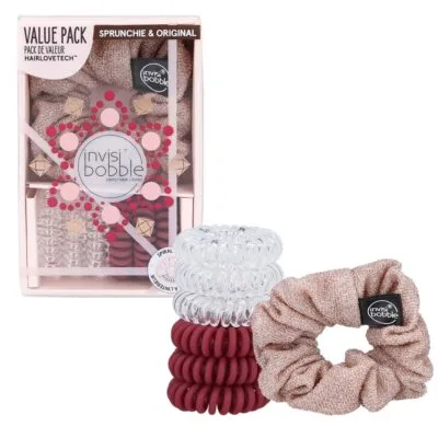 Invisibobble Sprunchie British Royal Queen for a Day Zestaw gumek do włosów 7 szt.