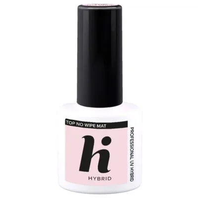 Hi Hybrid Top No Wipe Mat do lakieru hybrydowego, bez przemywania, matowy, 5ml
