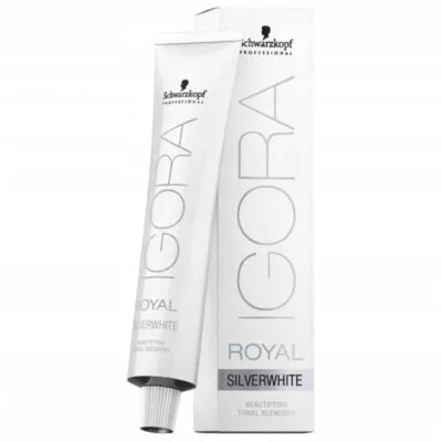Schwarzkopf Igora Royal Absolutes Silver Whites Farba do włosów srebrnych i białych 60ml