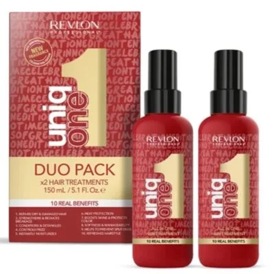 Revlon Uniq One All In One Celebrate Duo Pack Kuracja do włosów 2x150ml