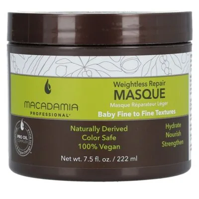 Macadamia Oil Weightless Repair Maska nawilżająca do włosów cienkich 222ml