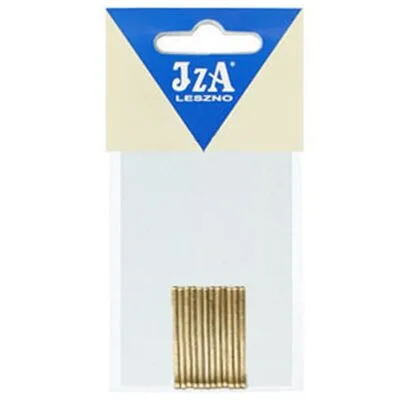 IZA Wsuwki proste, bez kulki - Złote