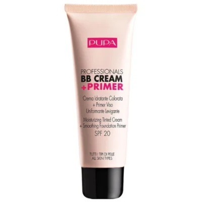 Pupa Krem BB + Primer do cery suchej i normalnej SPF20 50ml - 001 Nude