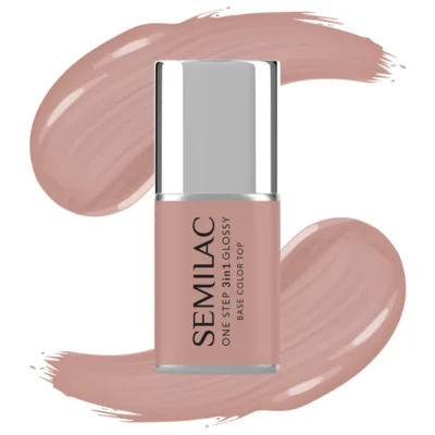 Semilac Lakier do paznokci hybrydowy 3w1 Glossy 7ml - S210 French Beige