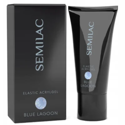Semilac Elastic Acrylgel Akrylożel do przedłużania paznokci 30g - Blue Lagoon