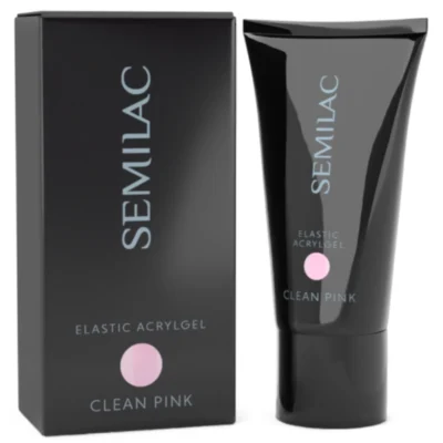 Semilac Elastic Acrylgel Akrylożel do przedłużania paznokci 30g - Clean Pink
