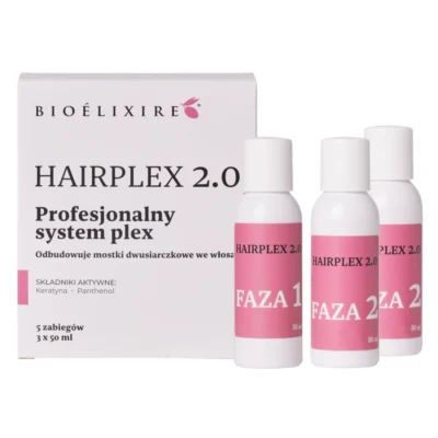 Bioelixire Hairplex 2.0 Silnie odbudowujący zabieg do włosów 3x50ml