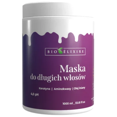 Bioelixire Maska do długich włosów z keratyną 1000ml
