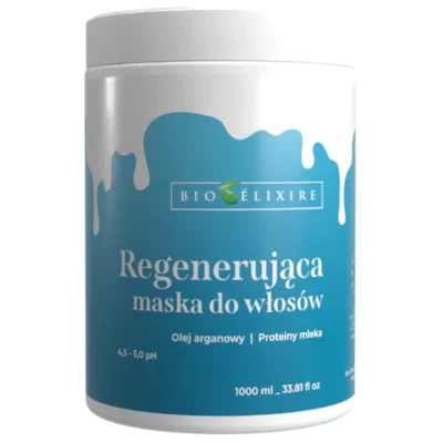 Bioelixire Regenerująca maska do włosów z olejkiem arganowym 1000ml
