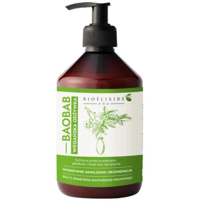 Bioelixire PRO Baobab Wegańska odżywka do włosów 500ml