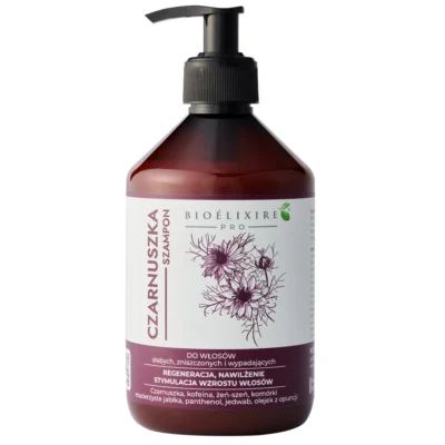 Bioelixire PRO Czarnuszka Szampon do włosów zniszczonych 500ml