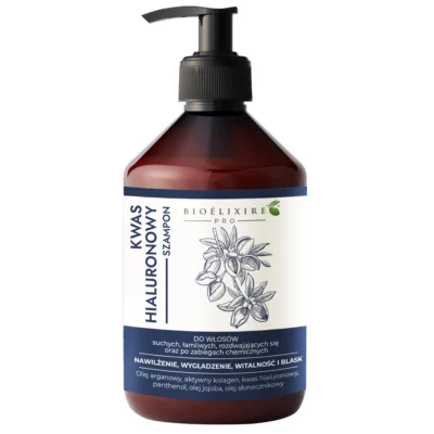 Bioelixire PRO Kwas Hialurownowy Szampon do włosów suchych 500ml