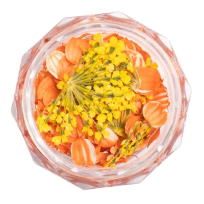 Semilac Suszone kwiatki do zdobień Flower Flakes - Golden Sunset