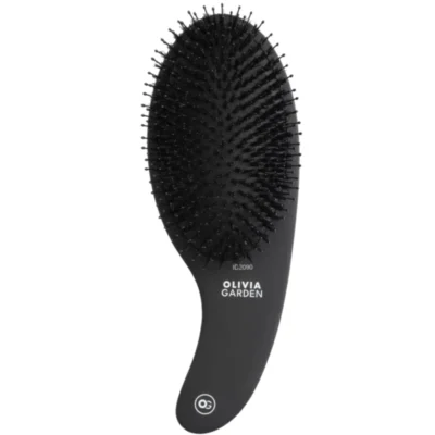 Olivia Garden Expert Care Curve Black Mat Boar&Nylon Szczotka do włosów