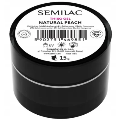 Semilac Thixo Gel Żel Budujący do paznokci 15g - Natural Peach