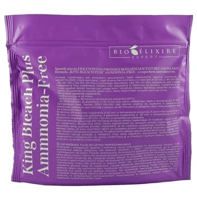 BioElixire Expert Rozjaśniacz do włosów bez amoniaku King Bleach Plus Ammonia-Free 500g