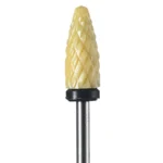 Clavier Frez ceramiczny, żółty do manicure - Long Bullet - XC