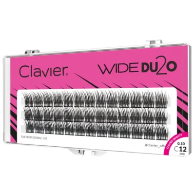 Clavier Wide DU2O Rzęsy kępki - 12mm