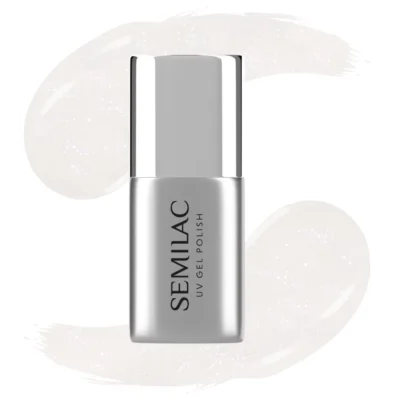 Semilac Top No Wipe T32 Milky Dust do lakieru hybrydowego 7ml