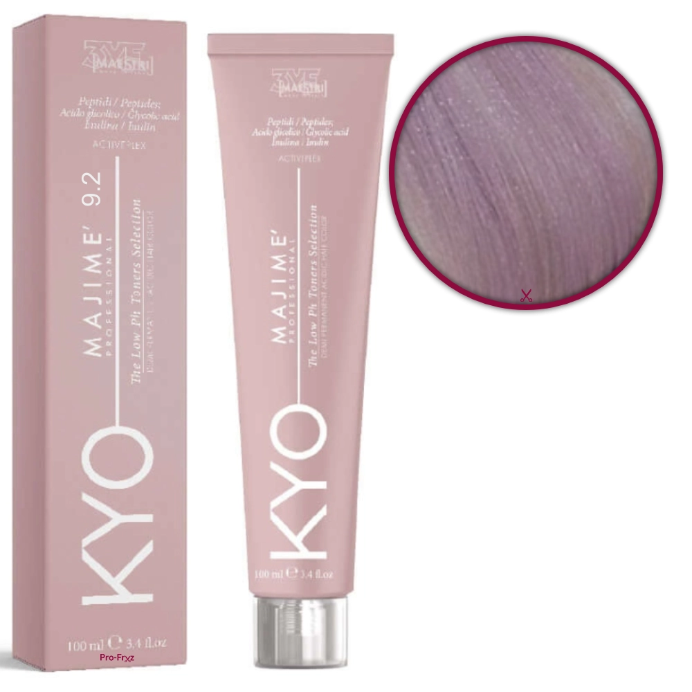 Тонер для волос KYO Majime Professional Toner 10.11, платиновый пепельный интенсивный блонд, кислотный, 100 мл