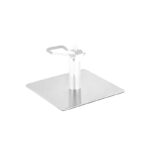 Podstawa do fotela fryzjerskiego kwadratowa inox L009
