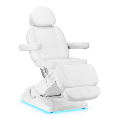 Sillon Luxury Fotel kosmetyczny elektryczny 3 silniki - Biały