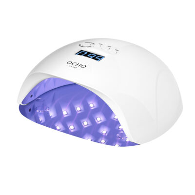 OCHO NAILS X13 Lampa UV LED 65W biała z lustrzanym dnem