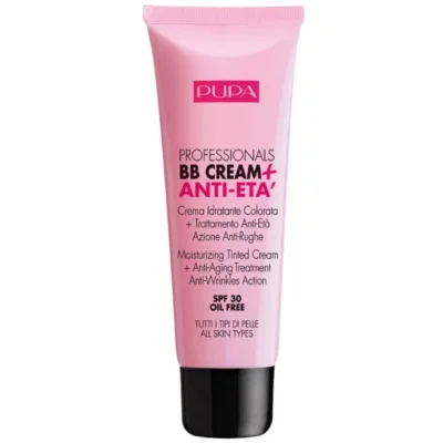 Pupa BB+ Anti-Eta Krem BB + kuracja przeciwstarzeniowa SPF30 50ml - 002 Sand