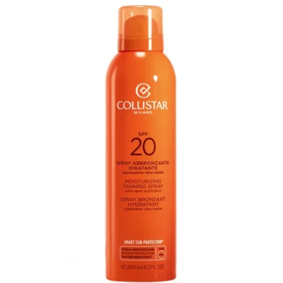 Collistar Moisturizing Tanning Spray brązujący do ciała z SPF20 200ml