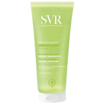 SVR Sebiaclear Gel Moussant Oczyszczający żel do mycia twarzy 200ml