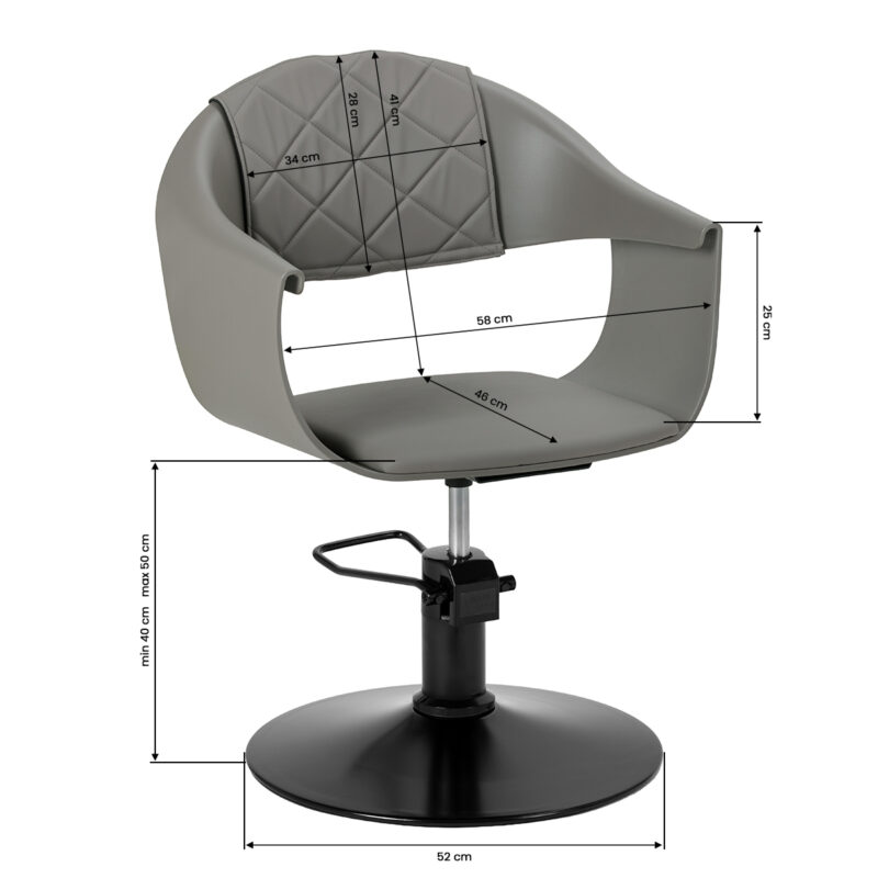 Hair System Halo grey Fotel fryzjerski - Szary