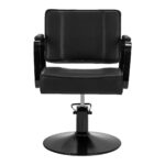 Hair System Studio noir Fotel fryzjerski - Czarny