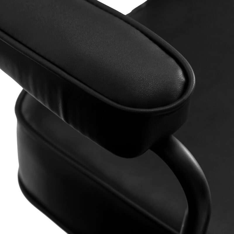 Hair System Tru noir Fotel fryzjerski - Czarny