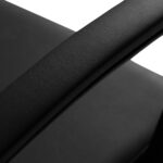 Hair System Edge noir Fotel fryzjerski - Czarny