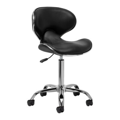 Gabbiano Q-4599 V2 taboret kosmetyczny/fryzjerski -  czarny