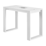 Momo professional J-02 Biurko kosmetyczne G031 z pochłaniaczem - białe