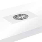 Momo professional J-02 Biurko kosmetyczne G031 z pochłaniaczem - białe