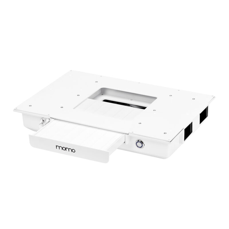 Momo professional J-02 Biurko kosmetyczne G031 z pochłaniaczem - białe