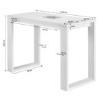 Momo professional J-02 Biurko kosmetyczne G031 z pochłaniaczem - białe