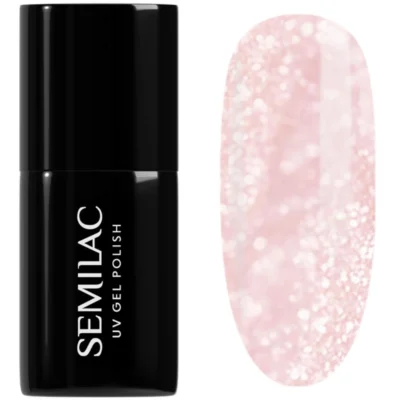 Semilac Lakier do paznokci hybrydowy 7ml - 590 Powder Glitter