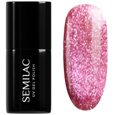 Semilac Lakier do paznokci hybrydowy 7ml - 795 Magnetic Raspberry