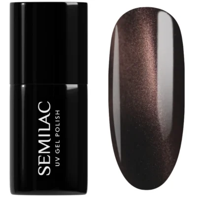 Semilac Lakier do paznokci hybrydowy 7ml - 965 Chocolate Gloss
