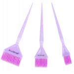 Ponik's Zestaw pędzelków fryzjerskich Blackomb Glam Brushes brokatowe 3 szt. BPZ001