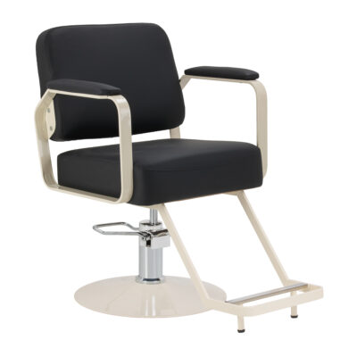 Omega Aurora Fotel fryzjerski - Czarny