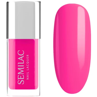 Semilac Lakier do paznokci klasyczny 9ml - 119 Neon Pink